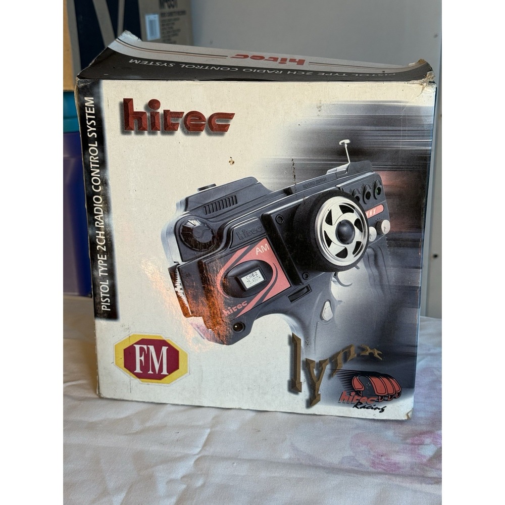 Hitec Racing Lynx Pistol Type 2CH Radio Control am 26.995 27 mhz Untested